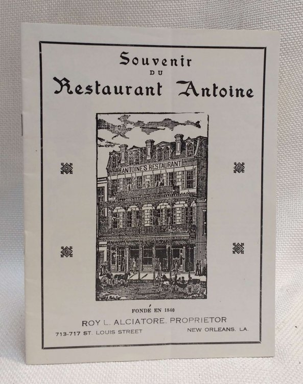 Image for Souvenir du Restaurant Antoine, Fonde en 1840 Souvenir du Restaurant Antoine, Fonde en 1840