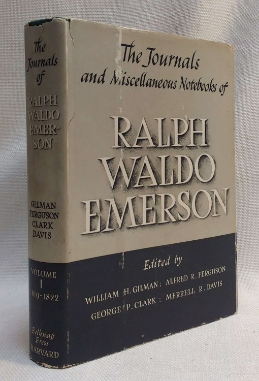 Image for The Journals and Miscellaneous Notebooks of Ralph Waldo Emerson, Volume I: 1819-1822 The Journals and Miscellaneous Notebooks of Ralph Waldo Emerson, Volume I: 1819-1822
