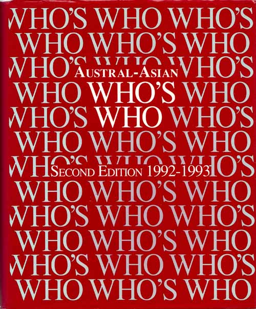Austral-Asian Who's Who Second Edition 1992-1993