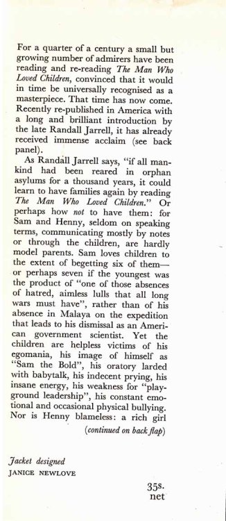 Image for The Man Who Loved Children The Man Who Loved Children