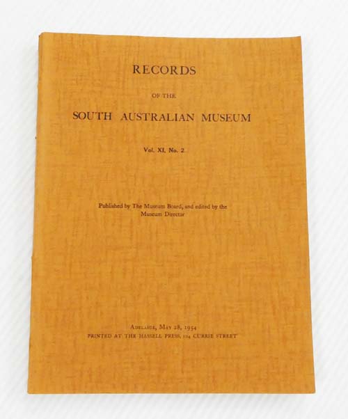 Image for Records Of The South Australian Museum Vol. XI. No 2 Records Of The South Australian Museum Vol. XI. No 2