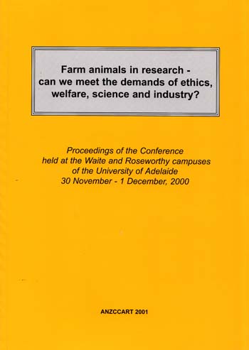 Image for Farm Animals in research can we meet the demands of ethics, welfare, science and industry Farm Animals in research can we meet the demands of ethics, welfare, science and industry