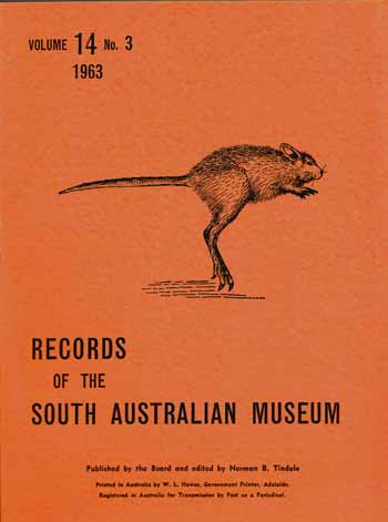 Records of the South Australian Museum Volume 14 No 3