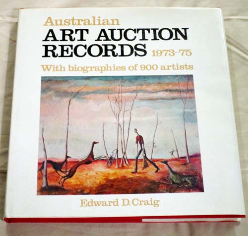 Image for Australian Art Auction Records 1973-75 Australian Art Auction Records 1973-75
