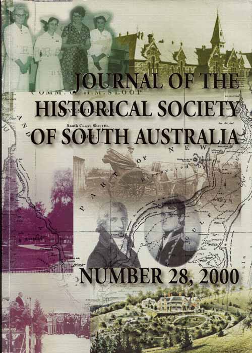 Image for Journal of the Historical Society of South Australia. Number 28, 2000 Journal of the Historical Society of South Australia. Number 28, 2000