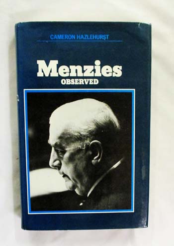 Image for Menzies Observed Menzies Observed