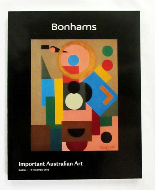 Important Australian Art Auction Catalogue Sydney 14 November 2018