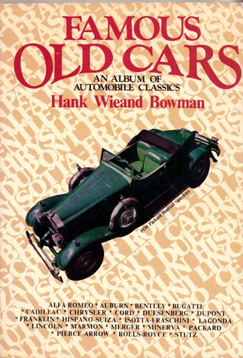 Image for Famous Old Cars (Arco Automobile Library) Famous Old Cars (Arco Automobile Library)
