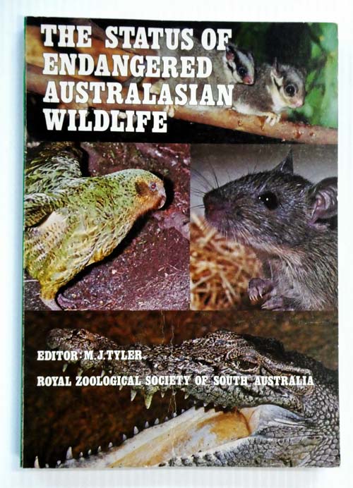 Image for The Status of Endangered Australasian Wildlife (signed by Tyler) The Status of Endangered Australasian Wildlife (signed by Tyler)