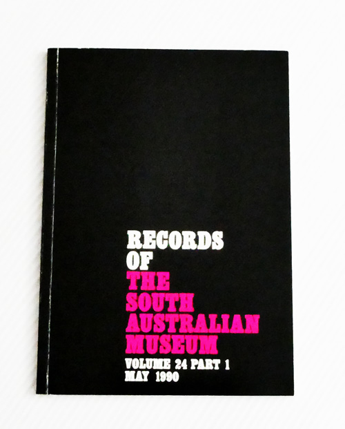 Image for Records of the South Australian Museum Volume 24 Part 1 - May 1990 Records of the South Australian Museum Volume 24 Part 1 - May 1990
