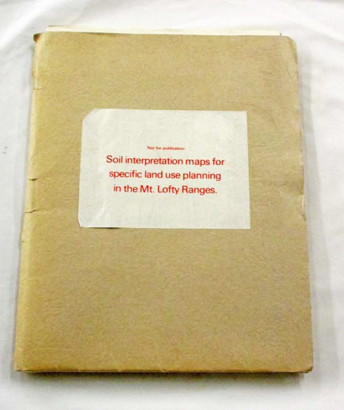 Soil Interpretation Maps for Specific Land Use Planning in the Mount Lofty Ranges