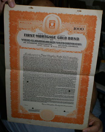First Mortgage Gold Bond of St. Andrews Apartments, Atlanta, Georgia