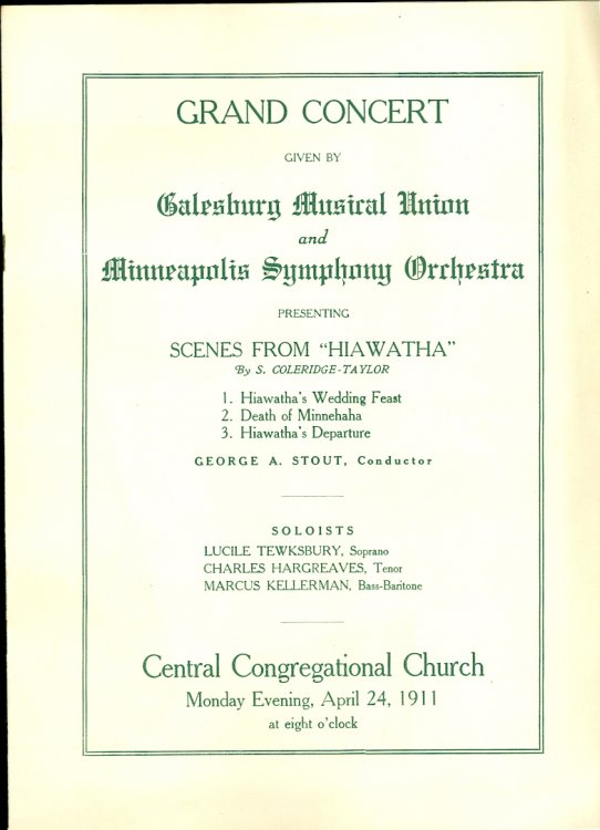 Scenes from Hiawatha; 10042