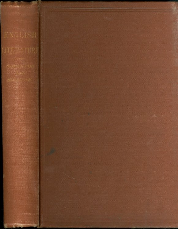 English Literature A Historical Sketch of English Literature from the Earliest Times