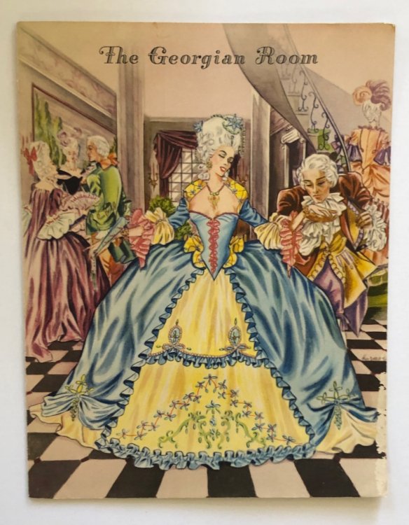The Georgian Room Menu: April 30, 1948