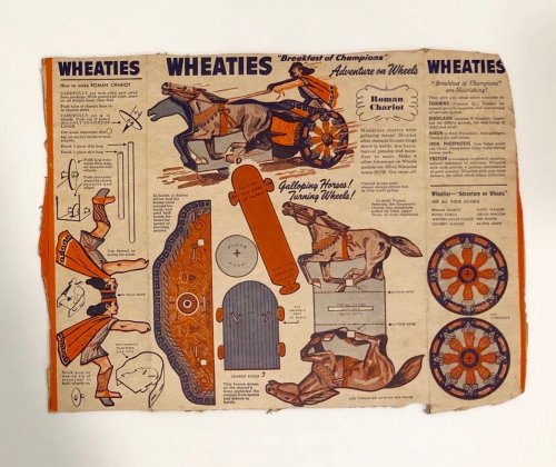 Wheaties Adventure on Wheels Roman Chariot
