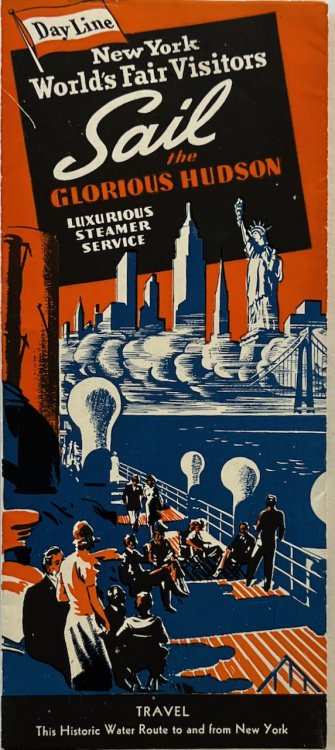 New York Worlds Fair Visitors Sail the Glorious Hudson