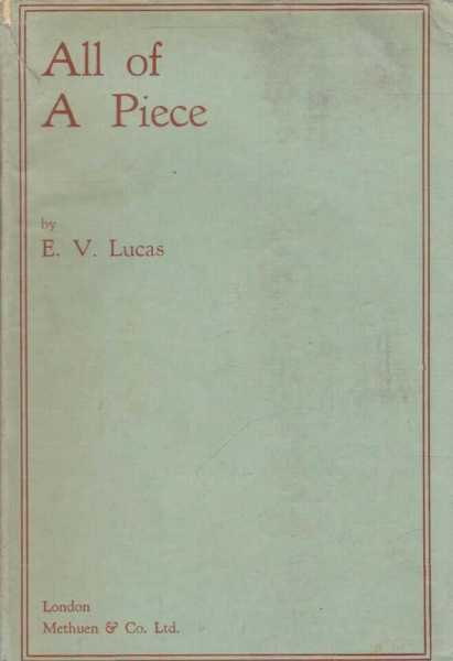 Image for All Of A Piece - New Essays All Of A Piece - New Essays