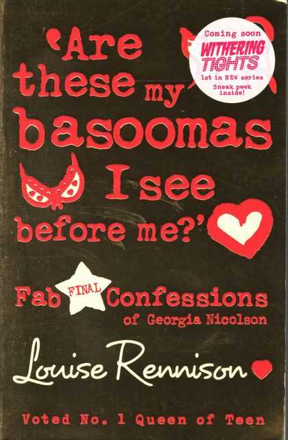 Are these my basoomas I see before me Confessions of Georgia Nicolson (10)