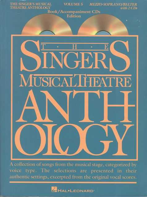 The Singers Musical Theatre Anthology Volume 5 [Mezzo-Soprano/ Belter] + [2 CDs with Piano Accompaniment]