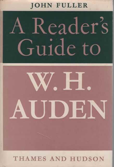 A Reader's Guide to W. H. Auden