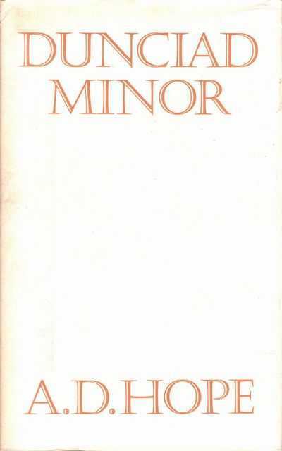 Dunciad Minor - An Heroick Poem
