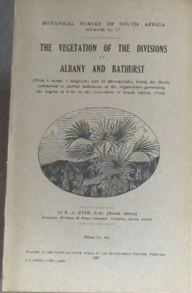 The Vegetation of the Divisions of Albany and Bathurst