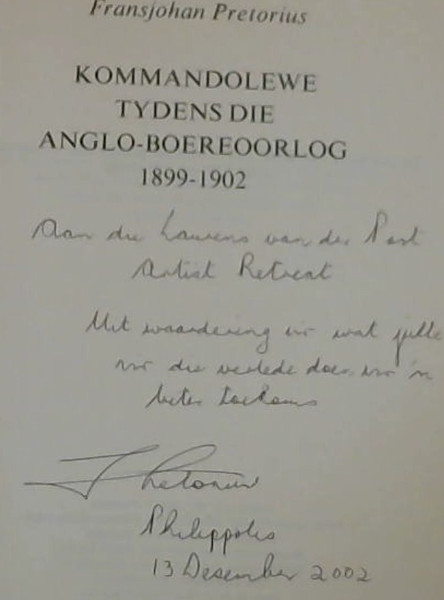 Kommandolewe Tydens die Anglo-Boereoorlog, 1899-1902