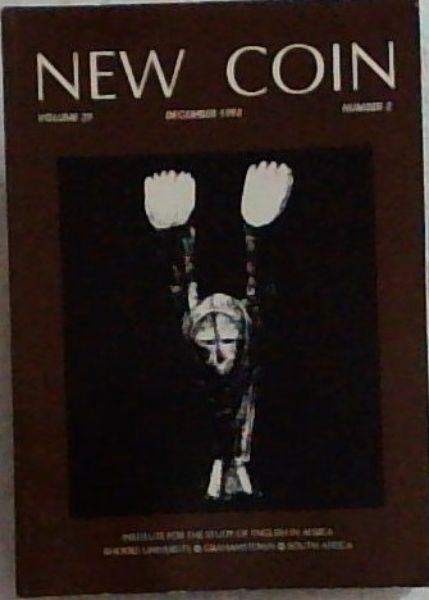 New Coin Volume 29 Number 2. December 1993