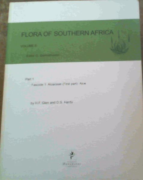 Flora Of Southern Africa Vol.5 Part 1 Fascicle 1