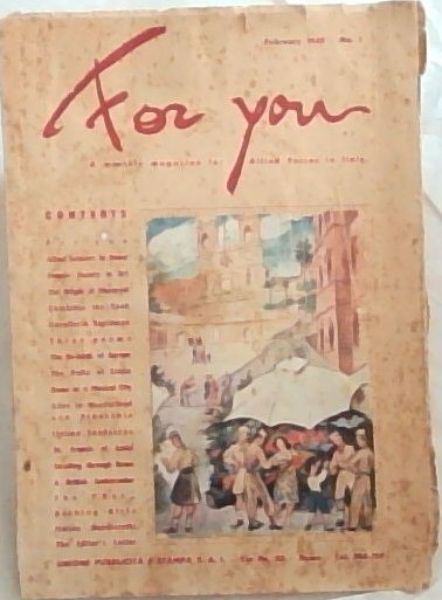 For You: A Monthly Magazine for Allied Forces in Italy - February 1945 - No. 1
