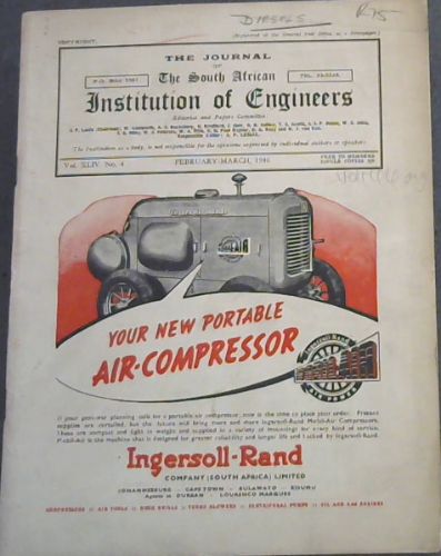 The Journal of the South African Institution of Engineers ; Vol. 44 No. 4. February - March 1946