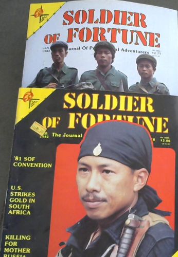 Soldier of Fortune : Journal of Professional Adventures. 2 Volumes; January & February 1982
