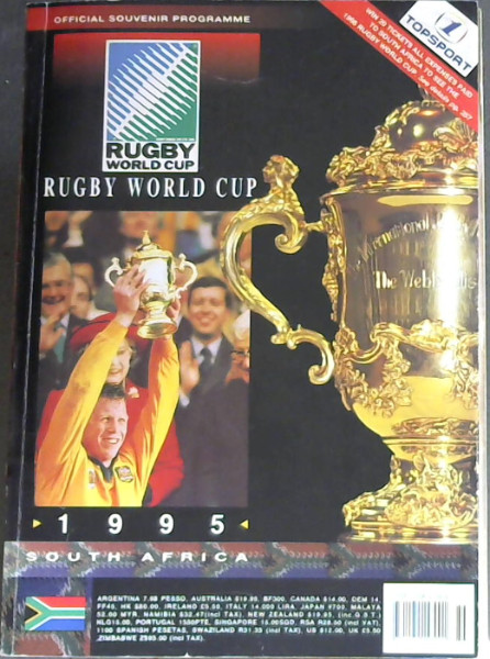 Official Souvenir Programme Rugby World Cup, South Africa 1995