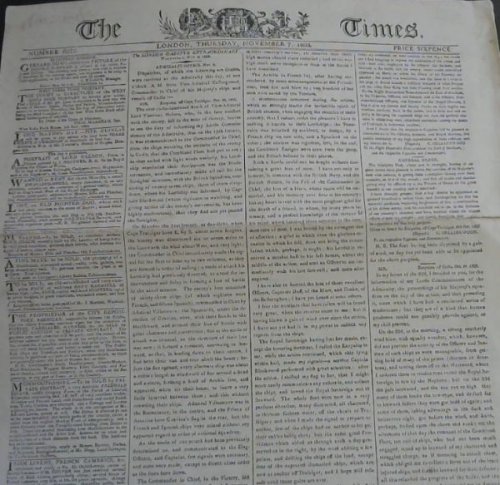 THE TIMES LONDON, THURSDAY, NOVEMBER 7. 1805