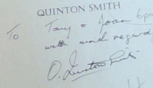 KIMTON: My Land, My Life - (Signed and inscribed by the author Quinton Smith)