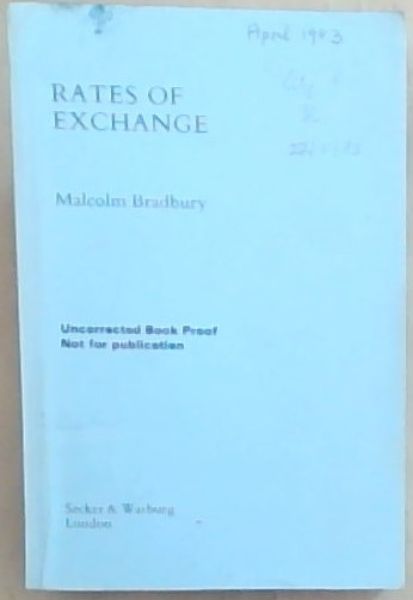 Rates Of Exchange