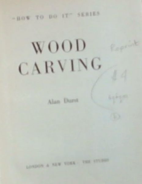 WOOD CARVING (
