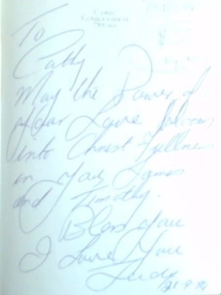 Christ Consciousness Speaks (Signed and Inscribed by the author Judy Finch)