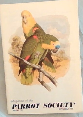 Magazine of the Parrot Society Vol. 20 No. 9. September 1986