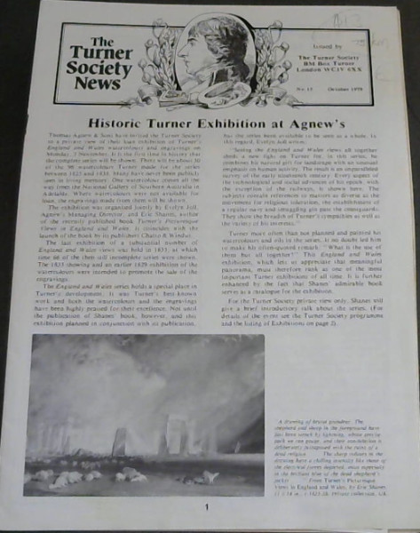 The Turner Society News