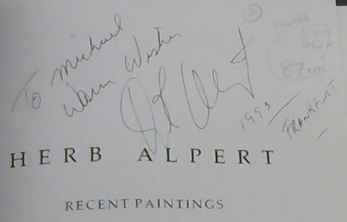 Herb Alpert Recent Paintings
