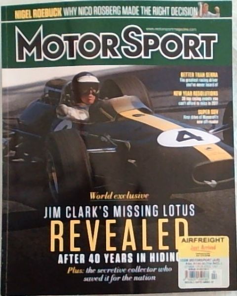 MotorSport, February 2017. Vol. 93. No. 2 [Jim Clark's 