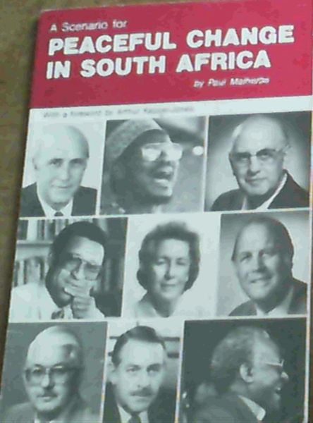 A scenario for peaceful change in South Africa
