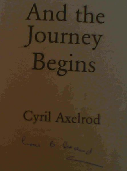 And the Journey Begins