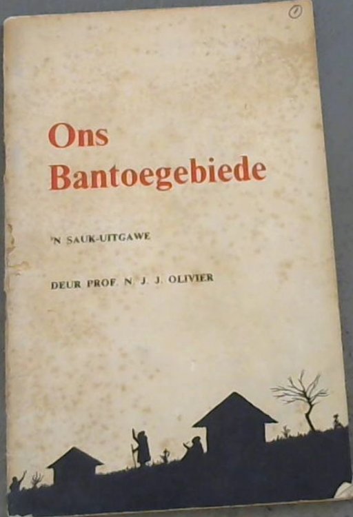 Image for Ons Bantoegebiede Ons Bantoegebiede