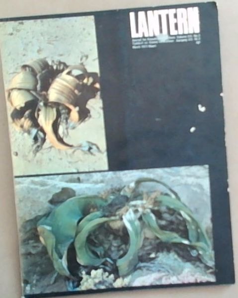 Lantern: Journal for Knowledge and Culture/Tydskrif vir Kennis en Kultuur, March/Maart 1971