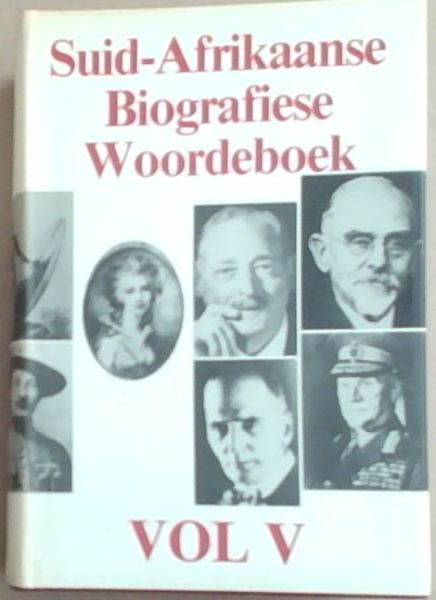 Image for Suid-Afrikaanse Biografiese Woordeboek: v.5 Suid-Afrikaanse Biografiese Woordeboek: v.5