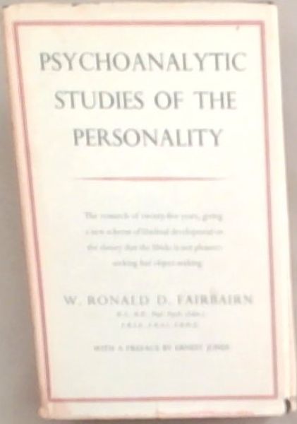 Image for Psychoanalytic Studies of the Personality Psychoanalytic Studies of the Personality