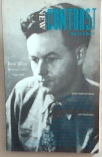 New Contrast Nos. 74 & 75 [Jack Cope Memorial Issue , 1913 - 1991]
